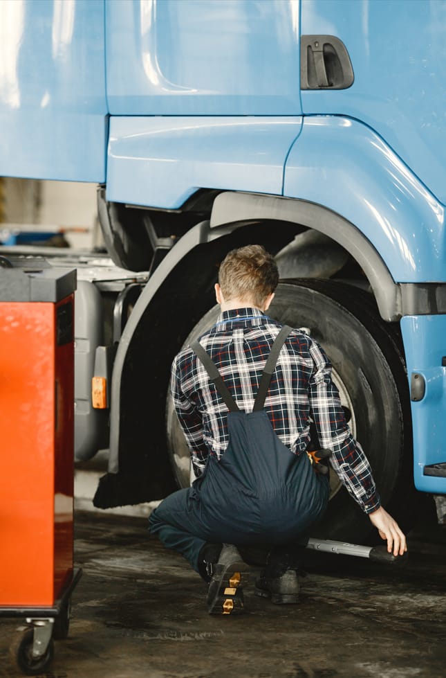 riparazione gomme camion